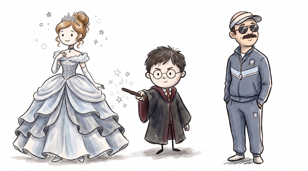Cinderella, a wizard with a wand, and a grounded corner coach illustrating the SOL THRiVE coaching philosophy